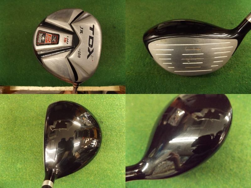 ジュニアゴルフクラブセット TearDrop TDX 中古 TearDrop TDX JR-100