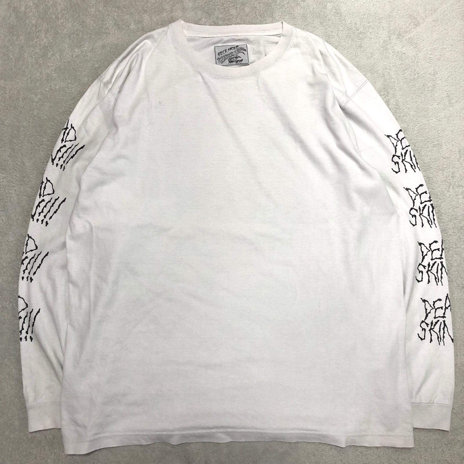 WACKO MARIA/WASHED HEAVY WEIGHT LONG SLEEVE T-SHIRT（WHITE
