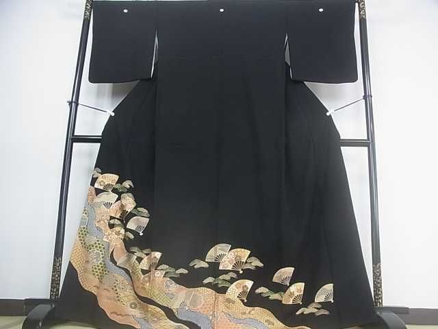 平和屋2□豪華黒留袖 鳳凰吉祥花文 金彩 逸品 DAAD0134ar - メルカリ