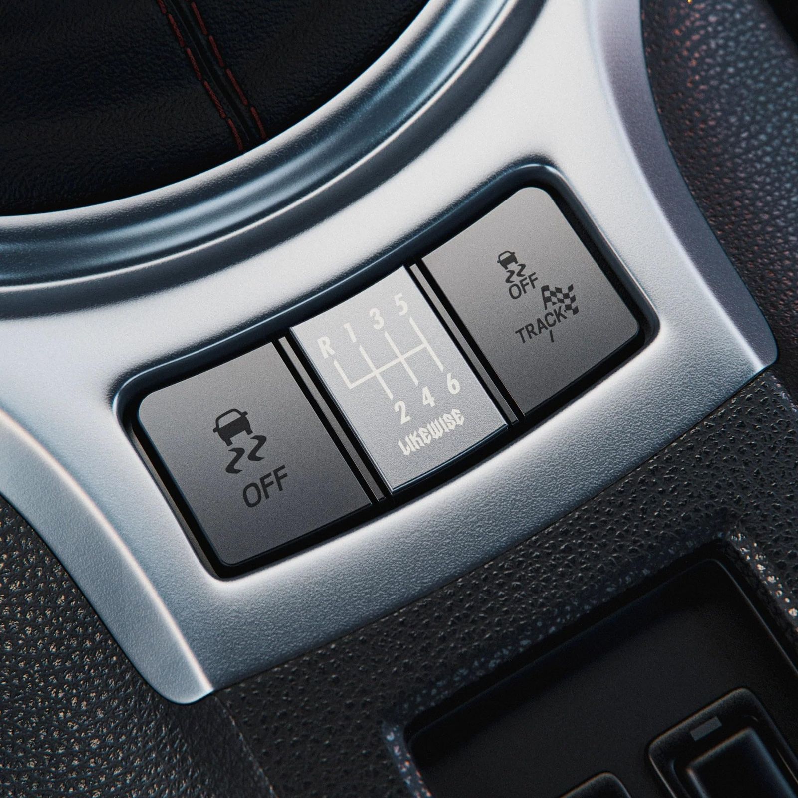 ライクワイズ シフトパターン 86/BRZ 専用設計 Likewise アルミ 6速 zn6 zc6 (シルバー) [シルバー]
