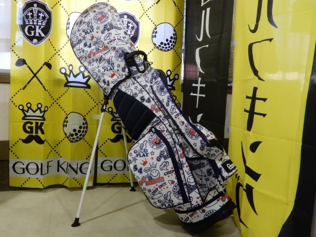 GK緑☆ 新品785 【キャディバッグ】☆ WinWin ☆LUCKYCHARACTER NEW 