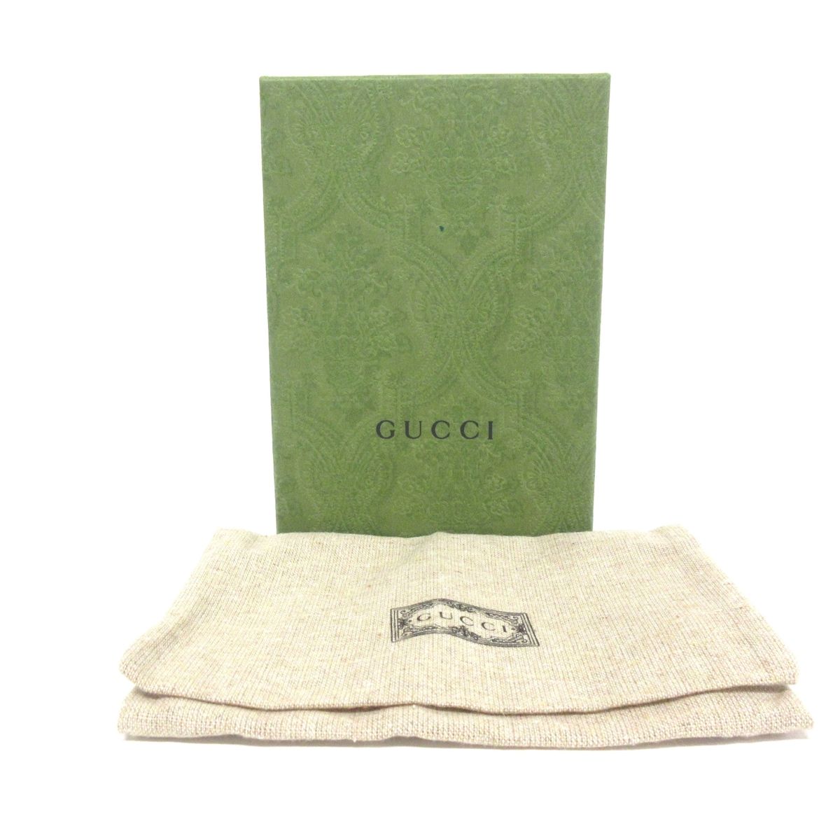 GUCCI(グッチ) カードケース美品 オフィディア 699353 ベージュ×ダーク