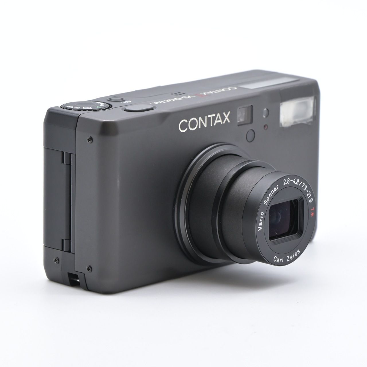 ①CONTAX TVS DIGITAL チタンブラック コンタックス デジカメ 中古】CONTAX コンタックス Tvs DIGITAL チタンブラック