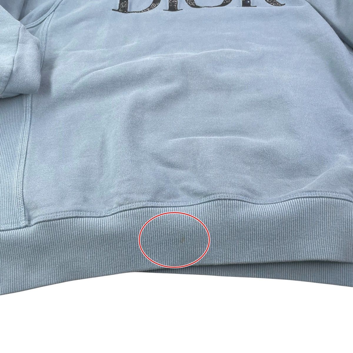中古】 Dior ディオール ロゴ刺繍 スウェットトレーナー 143J687A0531 