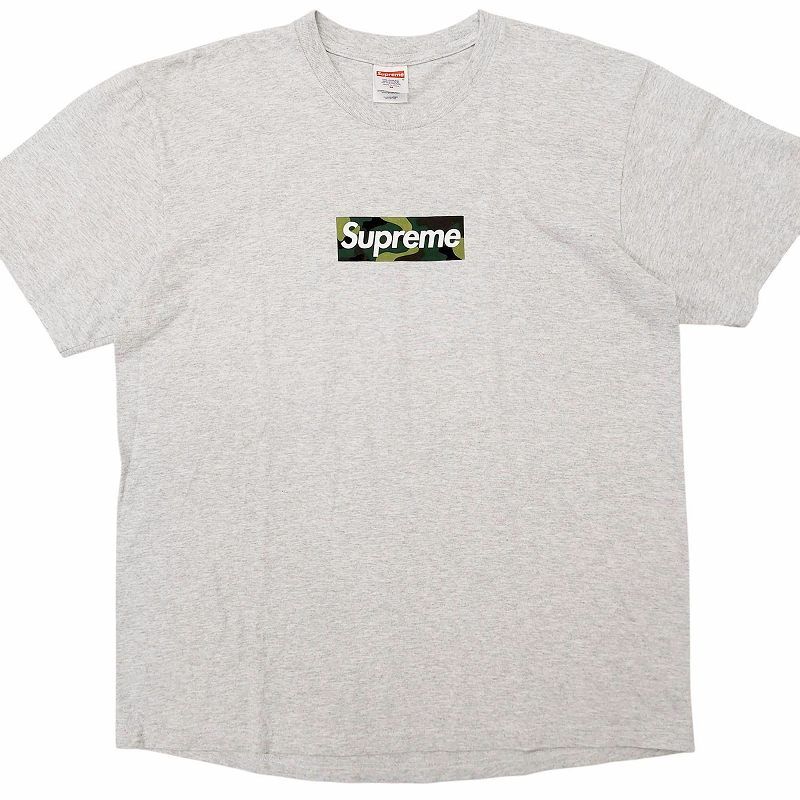 シュプリーム SUPREME 美品 23AW Box Logo Tee Camo クルーネック T