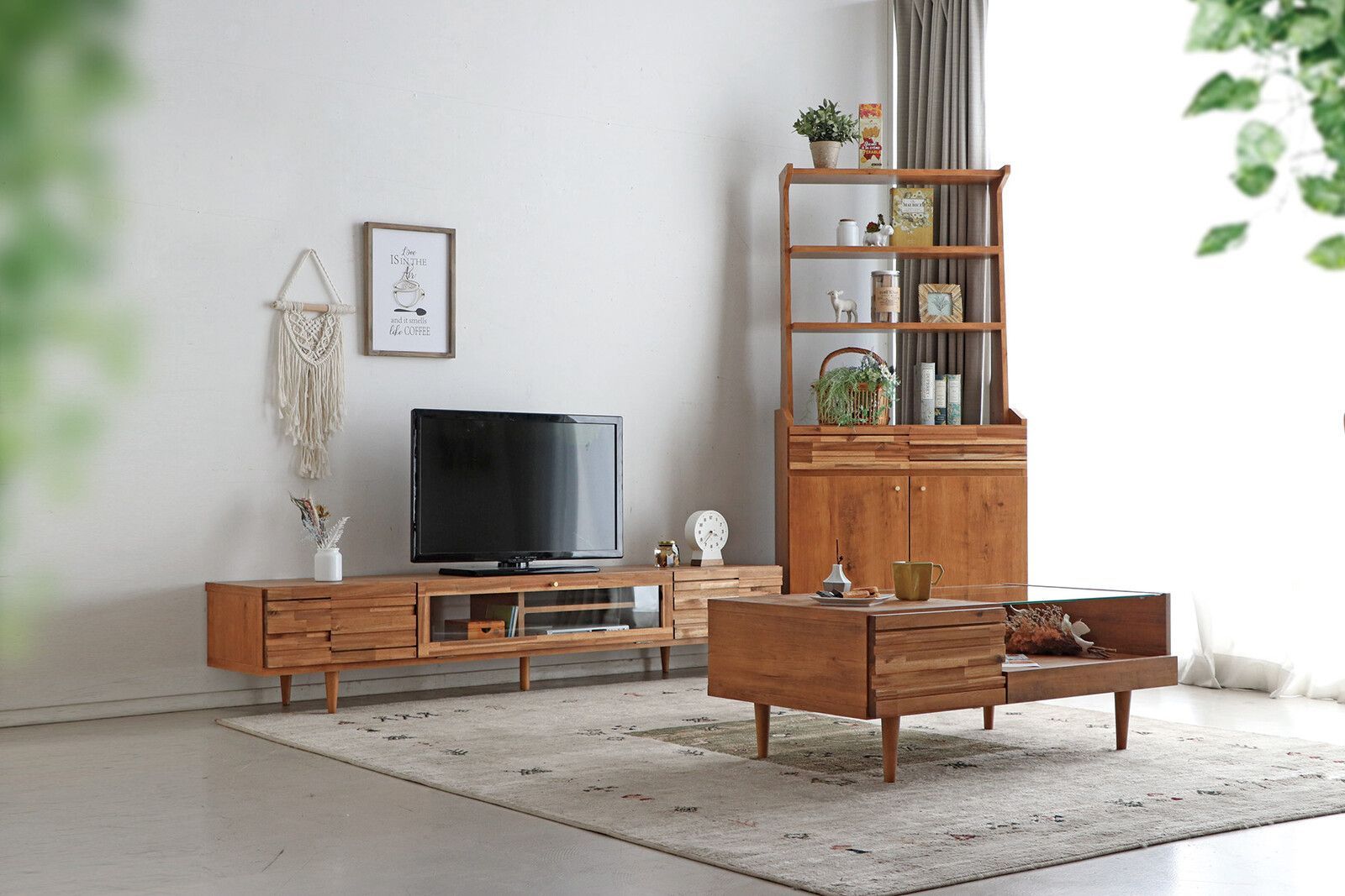 ふるい木味 ゆらゆらガラスのショーケース HK-a-05193 / 吊り棚