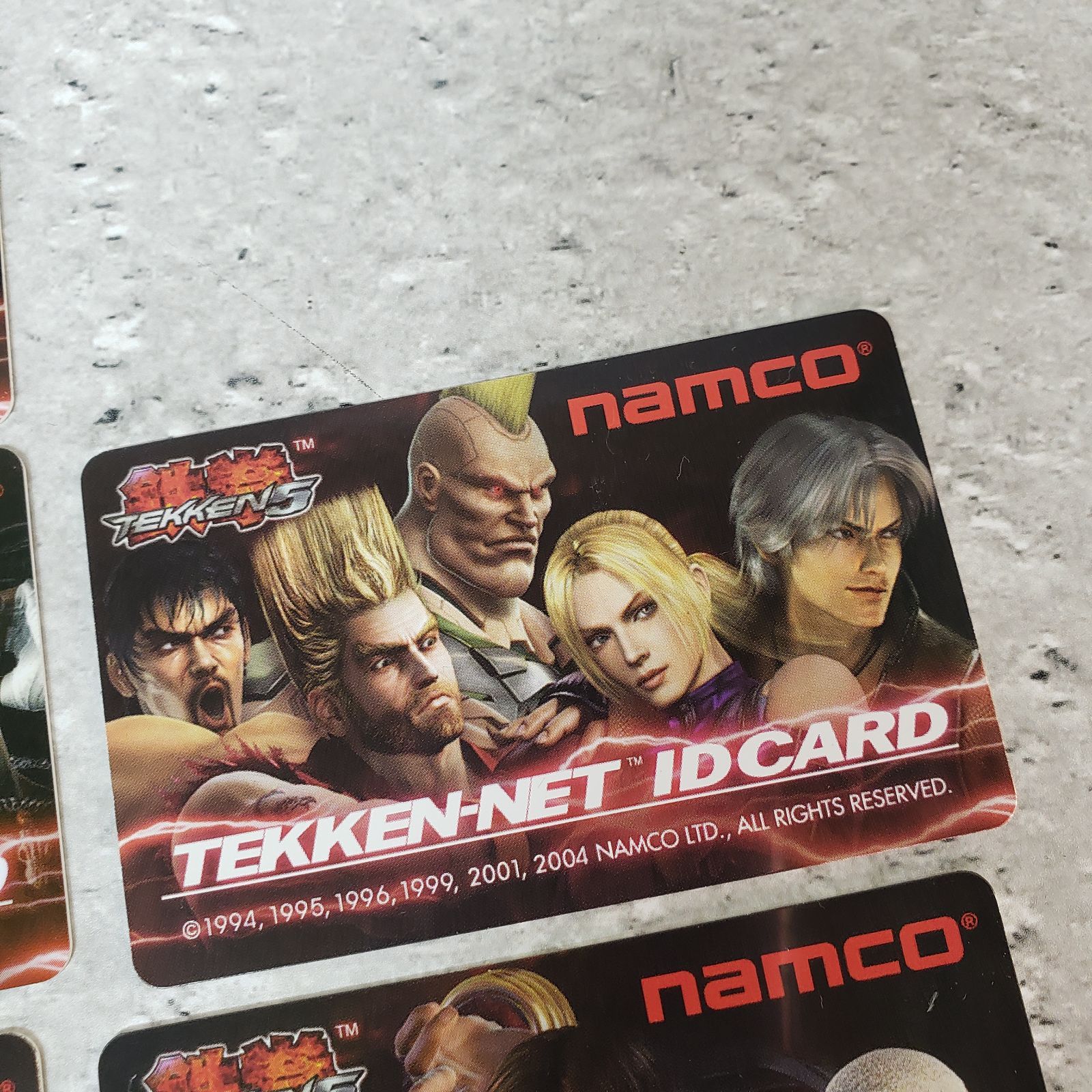 11枚 namco/ナムコ 鉄拳5 TEKKEN-NET IDカード コレクション - メルカリ