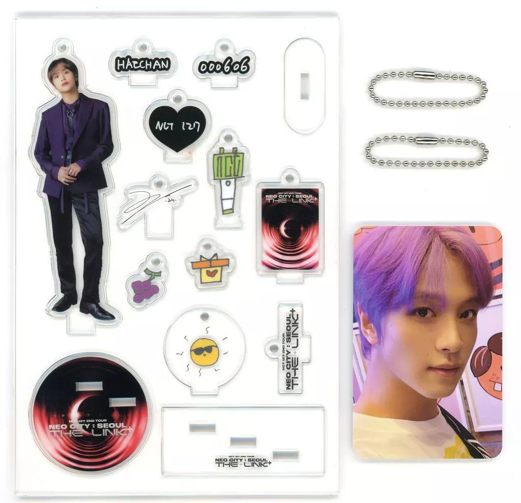 中古】キーホルダー ヘチャン アクリルスタンドキーリング 「NCT 127