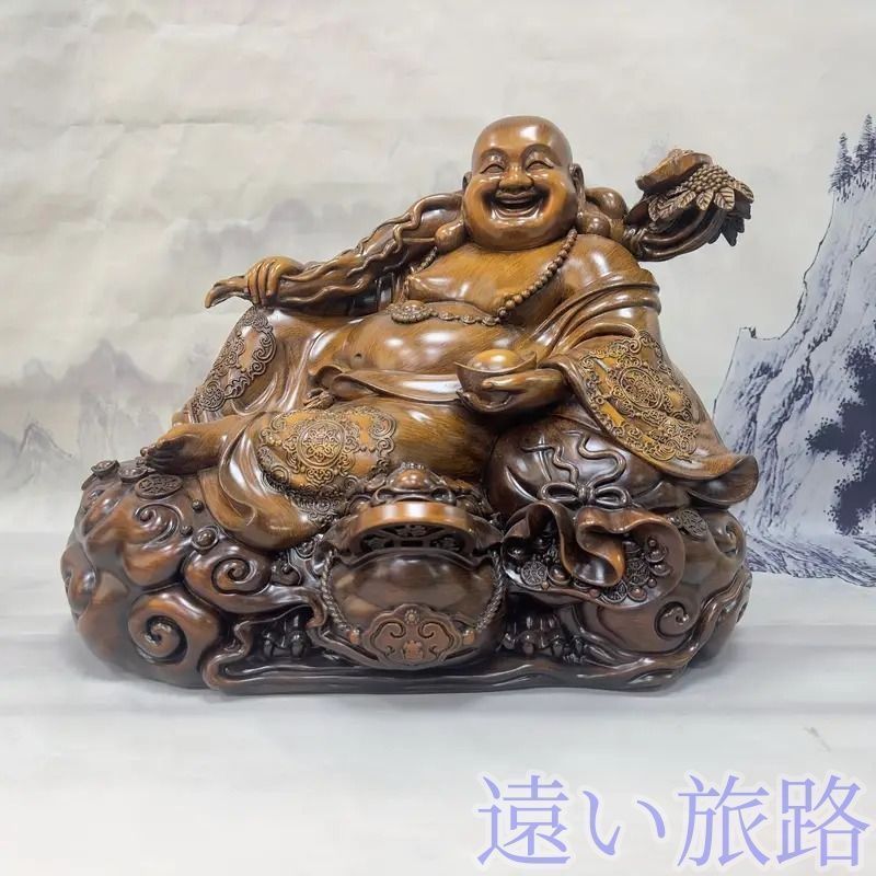 布袋様 オブジェ 開運 運気 風水 仏像 神様 インテリア リビング 玄関 昇運 風水 置物 縁起物 魔除け 七福神 家内安全 豊 贈り物 プレゼント