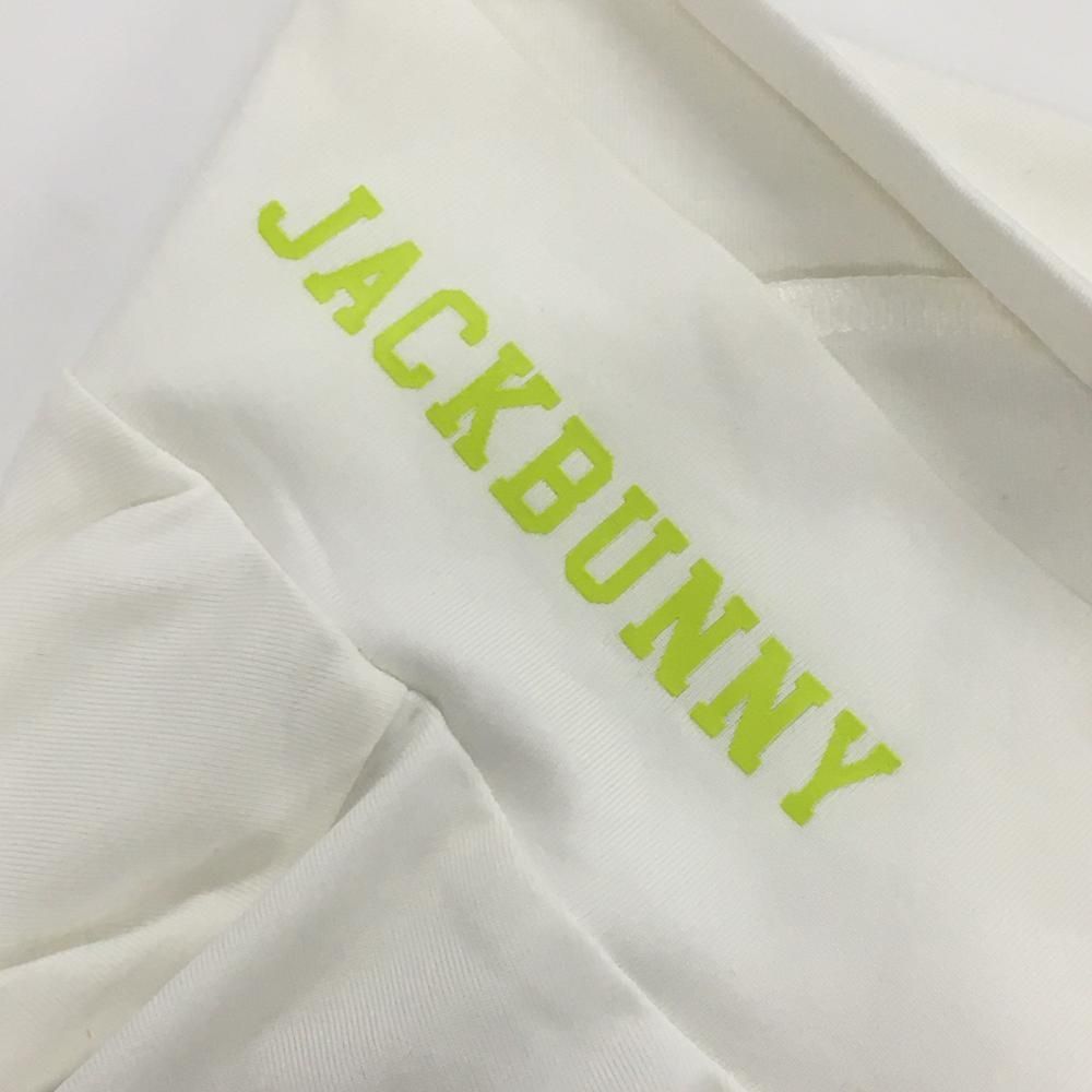 グリーン ハイネック 長袖 6 サイズ LL ジャックバニー ゴルフウェア ジャックバニー 長袖ハイネックシャツ 白 ロゴライトグリーン