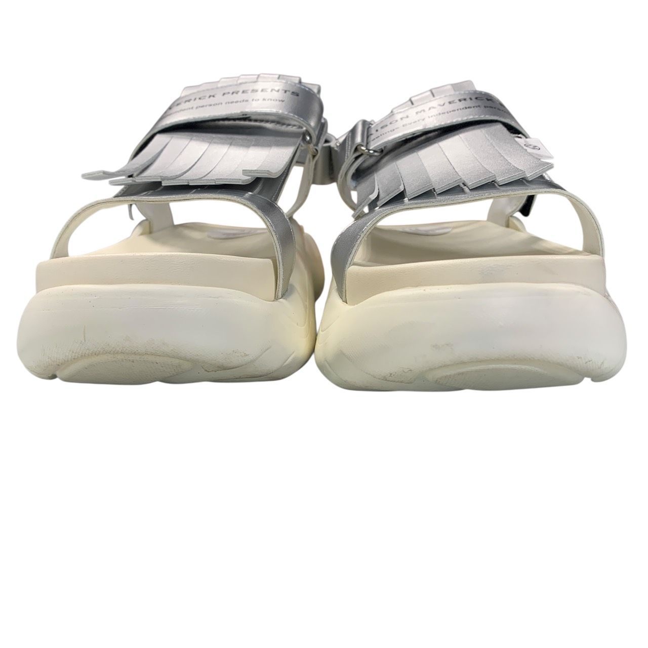  3222 MAISON メゾン マヴェリック プレゼンツ MS 2453 タッセルダッドサンダル シルバー レディース 厚底 Mサイズ 23.5～24㎝ サンダル サンダル ミュール