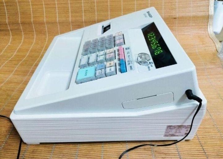 シャープ 電子レジスタ 8部門 ホワイト系 XE-A147-W SHARP レジスター