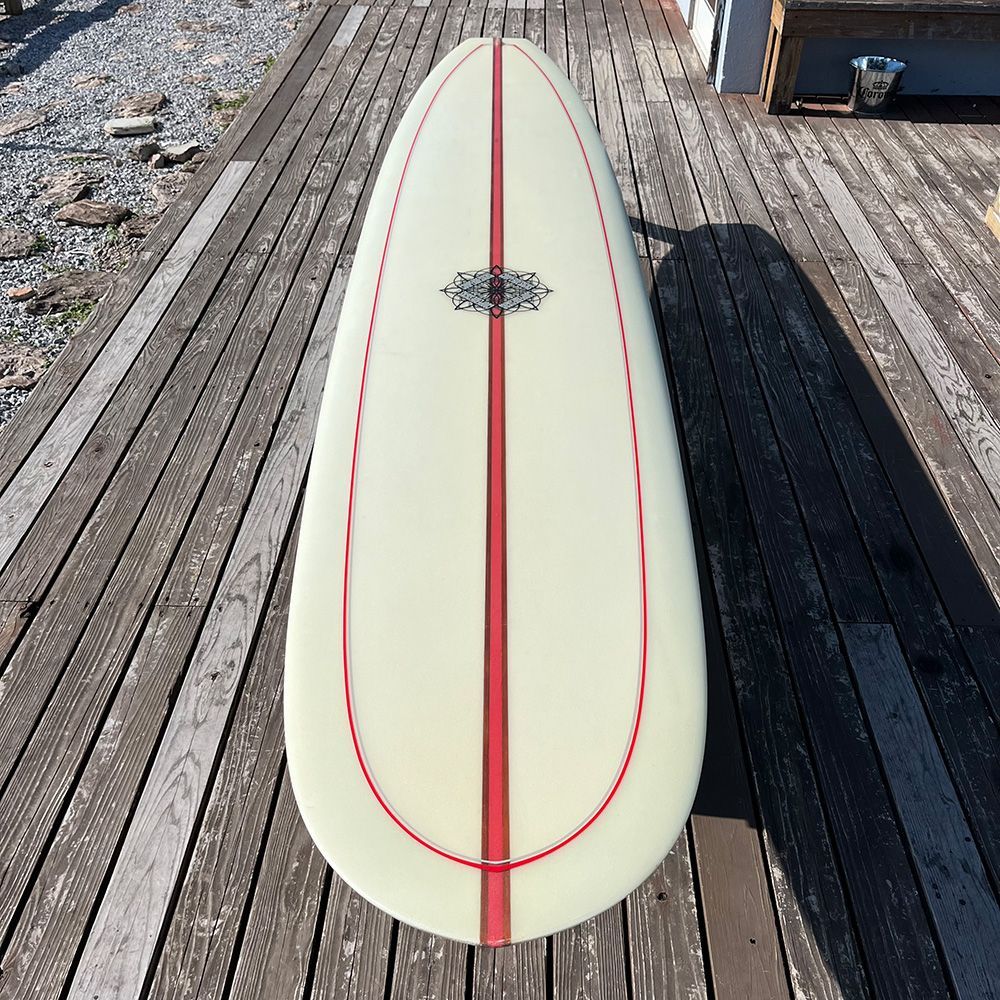 送料別途ご請求 中古ロングボード クーパーデザイン サーフボード 9'8” ジーンクーパー クラックログ Cooper Designs  Surfboards サーフィン used longboard singlefin GENE COOPER - メルカリ