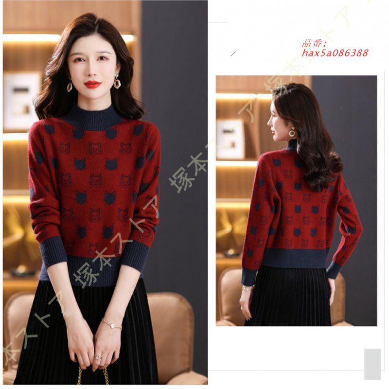 トップス リブニット