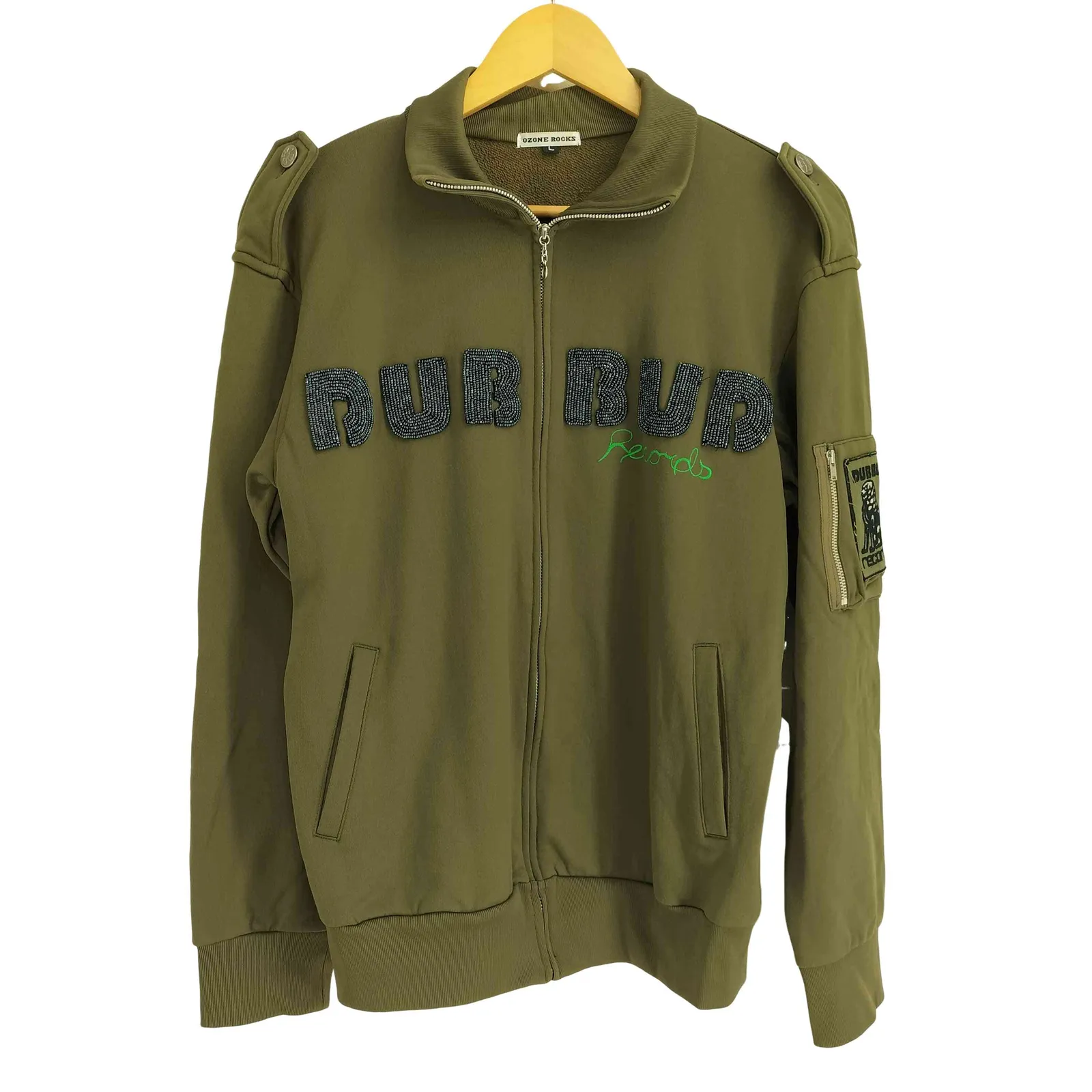 OZONE ROCKS フルジップジャージ ホワイト オゾンロックスジャージ