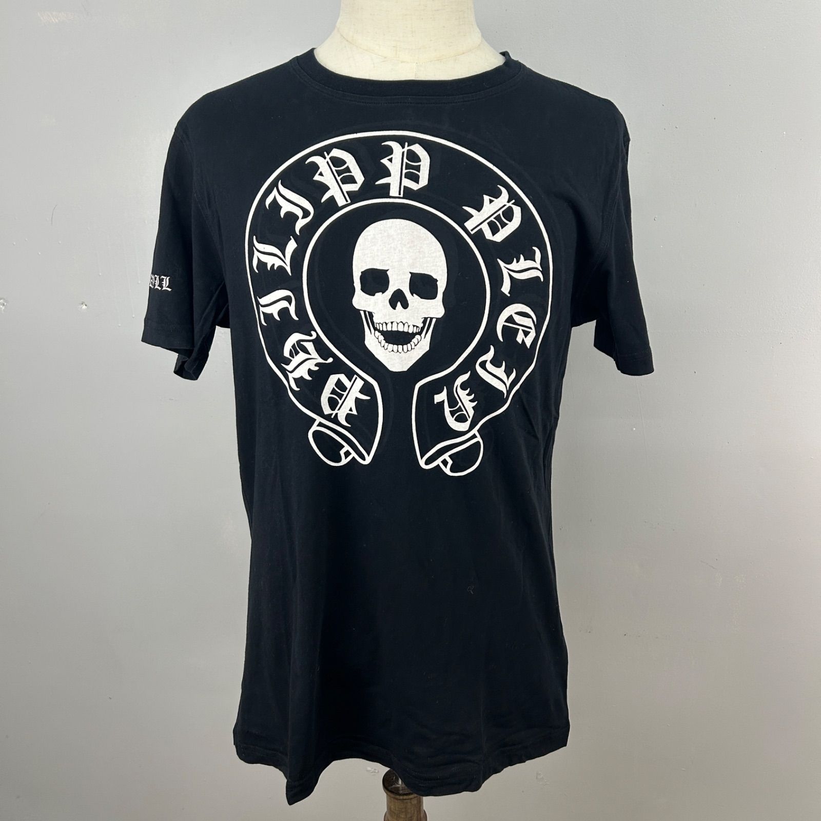 PHILIPP PLEIN HOMME フィリッププレインオム 半袖Tシャツ ドクロ XL 