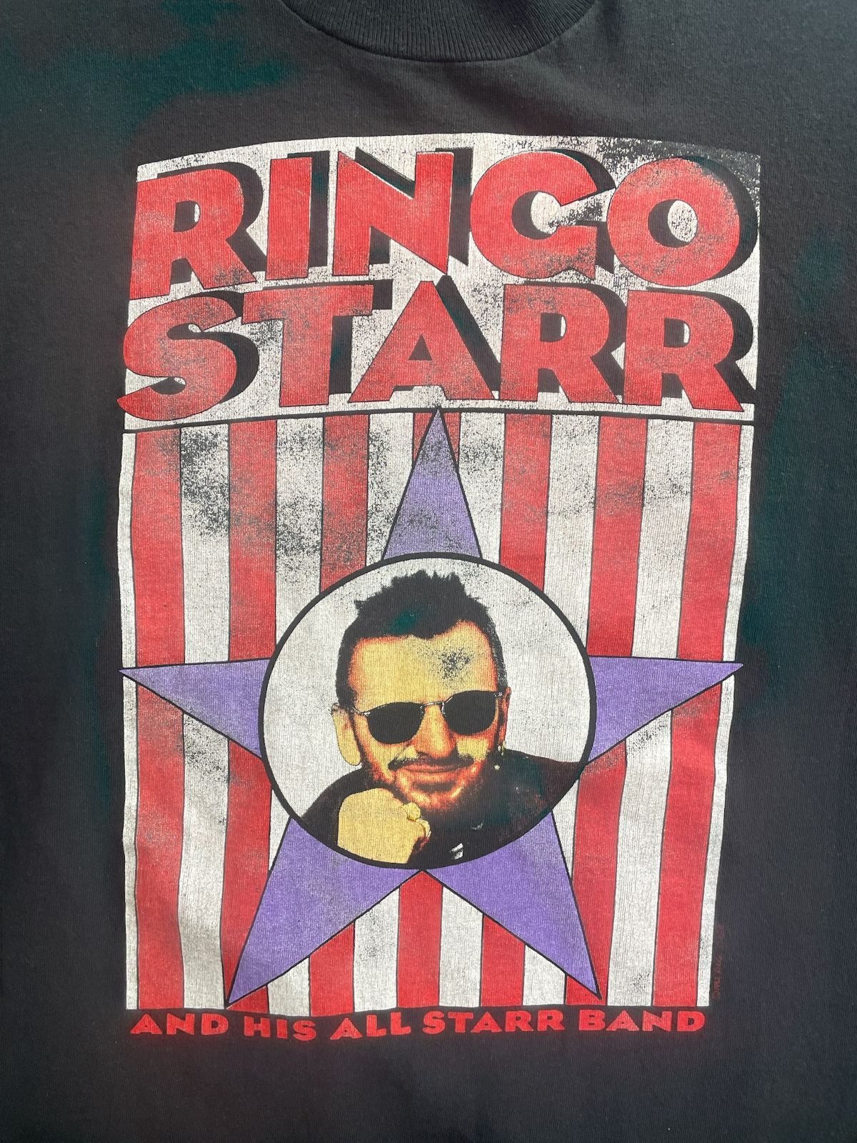 90s RINGO STARR(リンゴ・スター) バンドTシャツ BEATLES】ビートルズ RINGO STARR(リンゴスター) 90s Vintage T