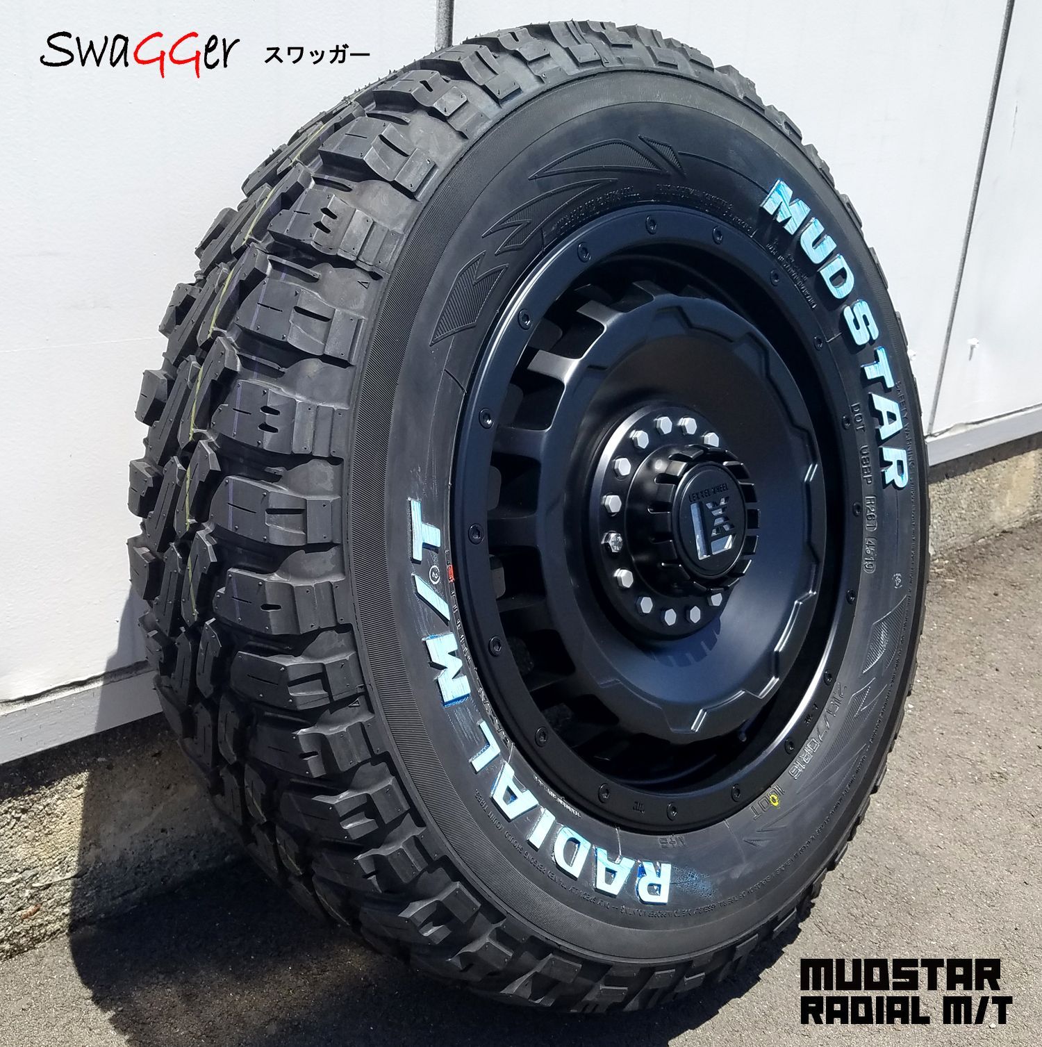 ライズ ロッキー 16インチ LEXXEL SwaGGer スワッガー マッドスター 215/65R16 ホワイトレター