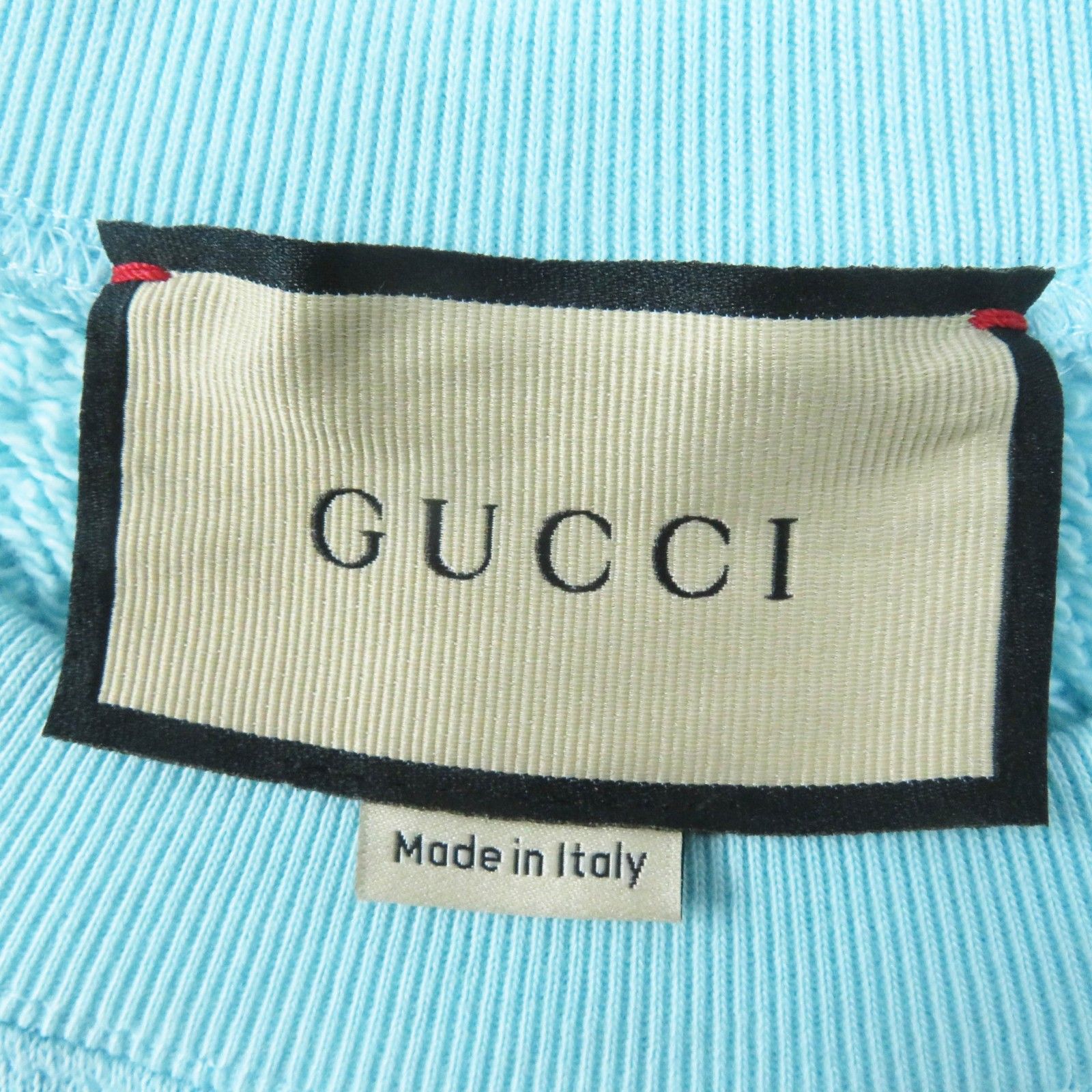極美品◎GUCCI グッチ 22AW 617964 コットン シルク ロゴ