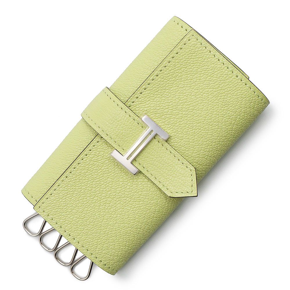 正規品　HERMES エルメス　ベアン　シェーブルミゾール　４連　キーケース エルメス ベアン 4連 キーケース シェブル シェーブルミゾール レザー