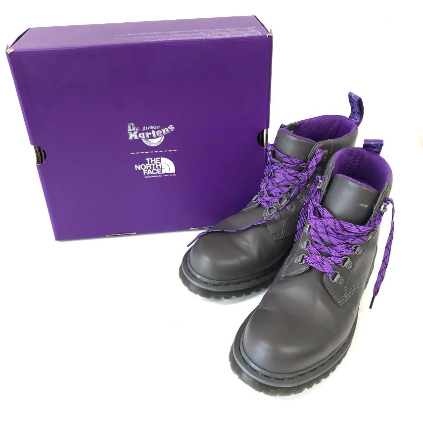 θ Dr.Martens × THE NORTH FACE PURPLE LABEL 101 6 tie レザーブーツ