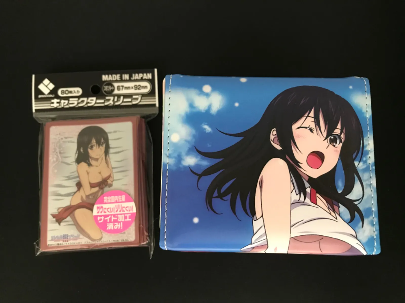 広店】ストライク・ザ・ブラッド 姫柊雪菜 合皮デッキケース スリーブ 