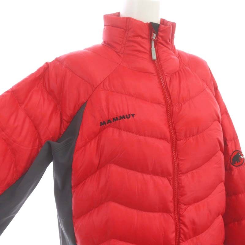 マムート MAMMUT ELEMENTARY HYBRID DOWN JACKET ダウンジャケット ジップアップ 切替 赤 レッド /DF ■OS