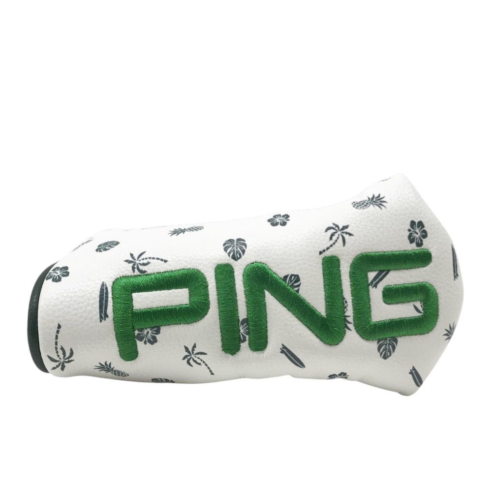 PING ピン 2023年 ヘッドカバー 2点セット アイコン総柄 ホワイト系 DR PT [240101496700] ゴルフウェア ストスト PING ピン 2023年 ヘッドカバー 2点セット アイコン総柄