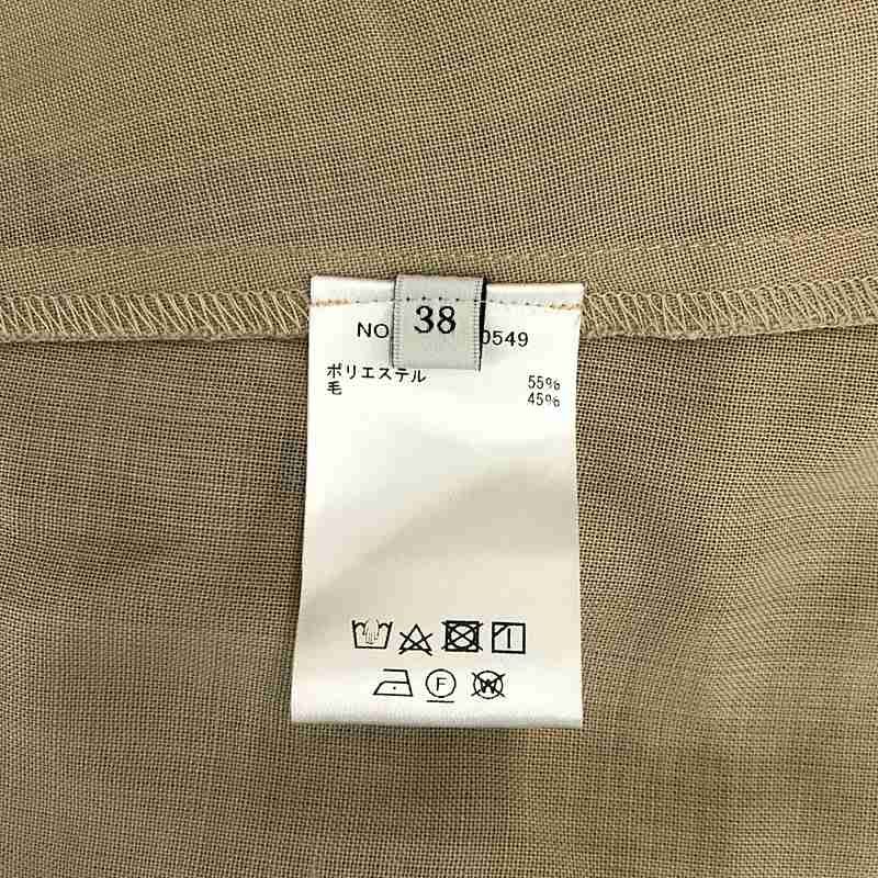 美品】 ebure / エブール | クリアボイル 2WAYケープブラウス | 38 