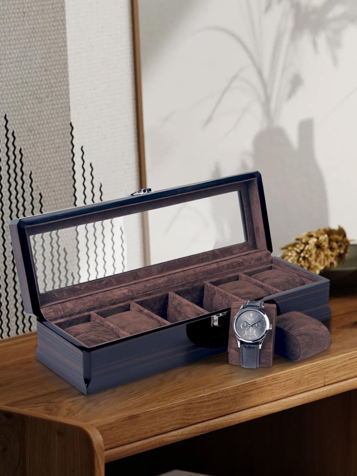 【大人気】DOKYW 時計 ケース 6本 腕時計 ケース 腕時計収納ケース アクセサリー 収納 男女兼用 プレゼント