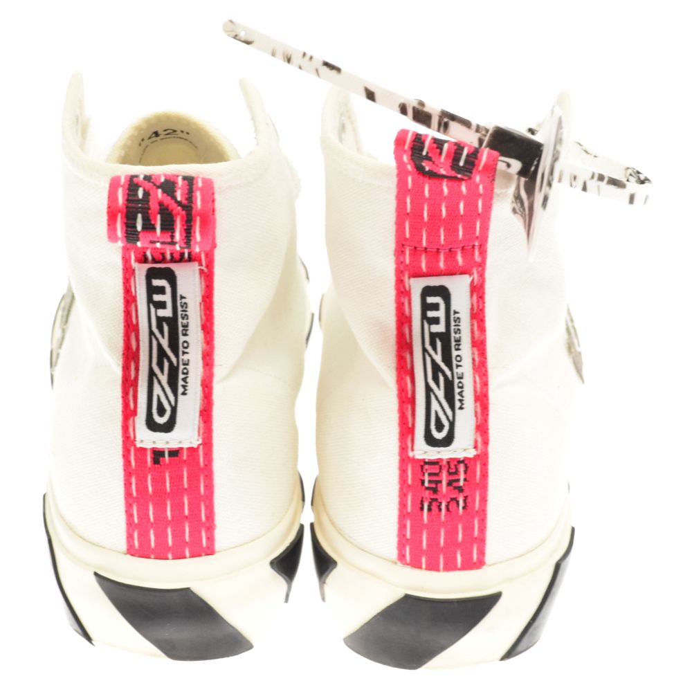 OFF-WHITE (オフホワイト) MID TOP VULCANIZED CANVAS クロスアロー