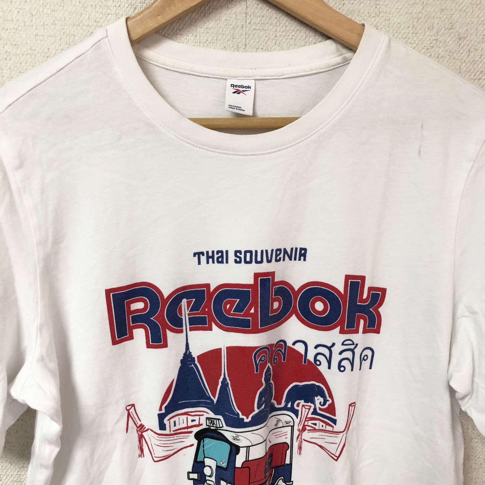 w^)b Reebok リーボック Tシャツ 半袖 ティー シャツ カットソー 白