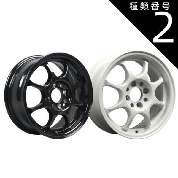 種類2：ブラック/4本セット 【即納！全国送料無料】 MBROsports 14×6J +38 100-4H 【代引不可】 14インチ 6.0J