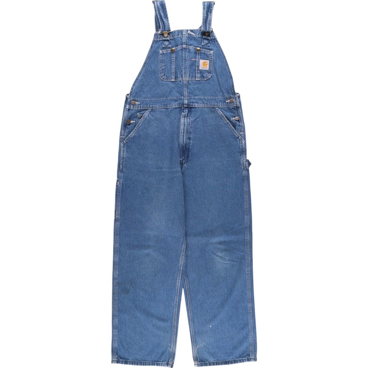 古着 カーハート Carhartt デニムオーバーオール メンズw34相当|eaa553711