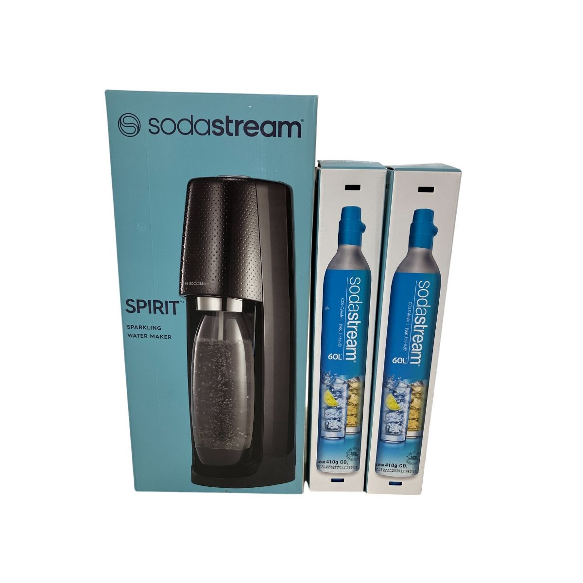 sodastream SPIRiT 炭酸水メーカー シリンダー付き 家電 ソーダ