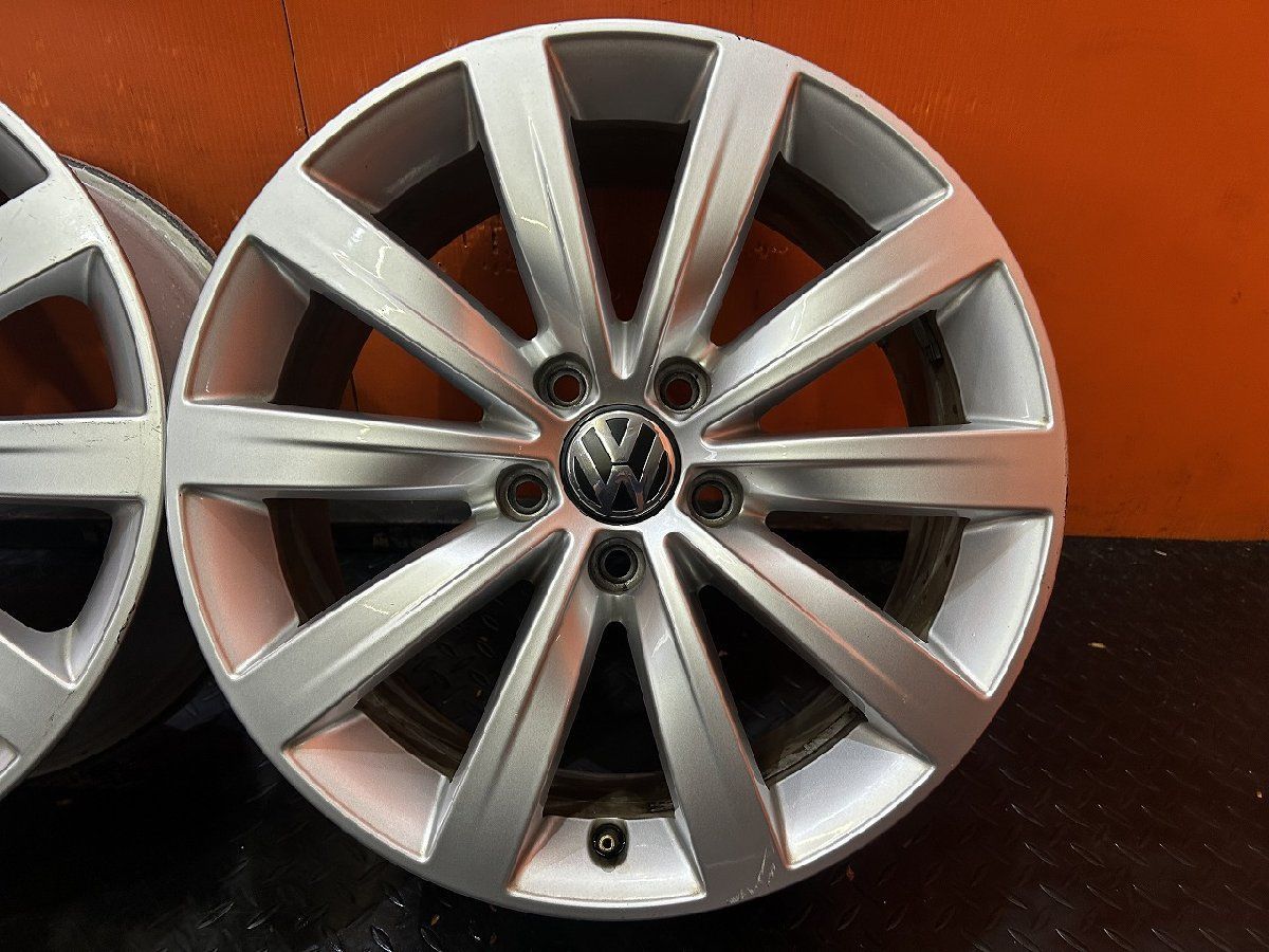 フォルクスワーゲンホイールR16x7jPCD100 単品 純正 ホイール 1本 フォルクスワーゲン ゴルフII純正 ☆ 6J-14