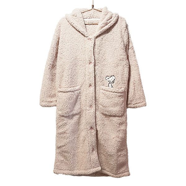 スヌーピー 着る毛布 ピンク Mサイズ アパレル ブランケット SNOOPY