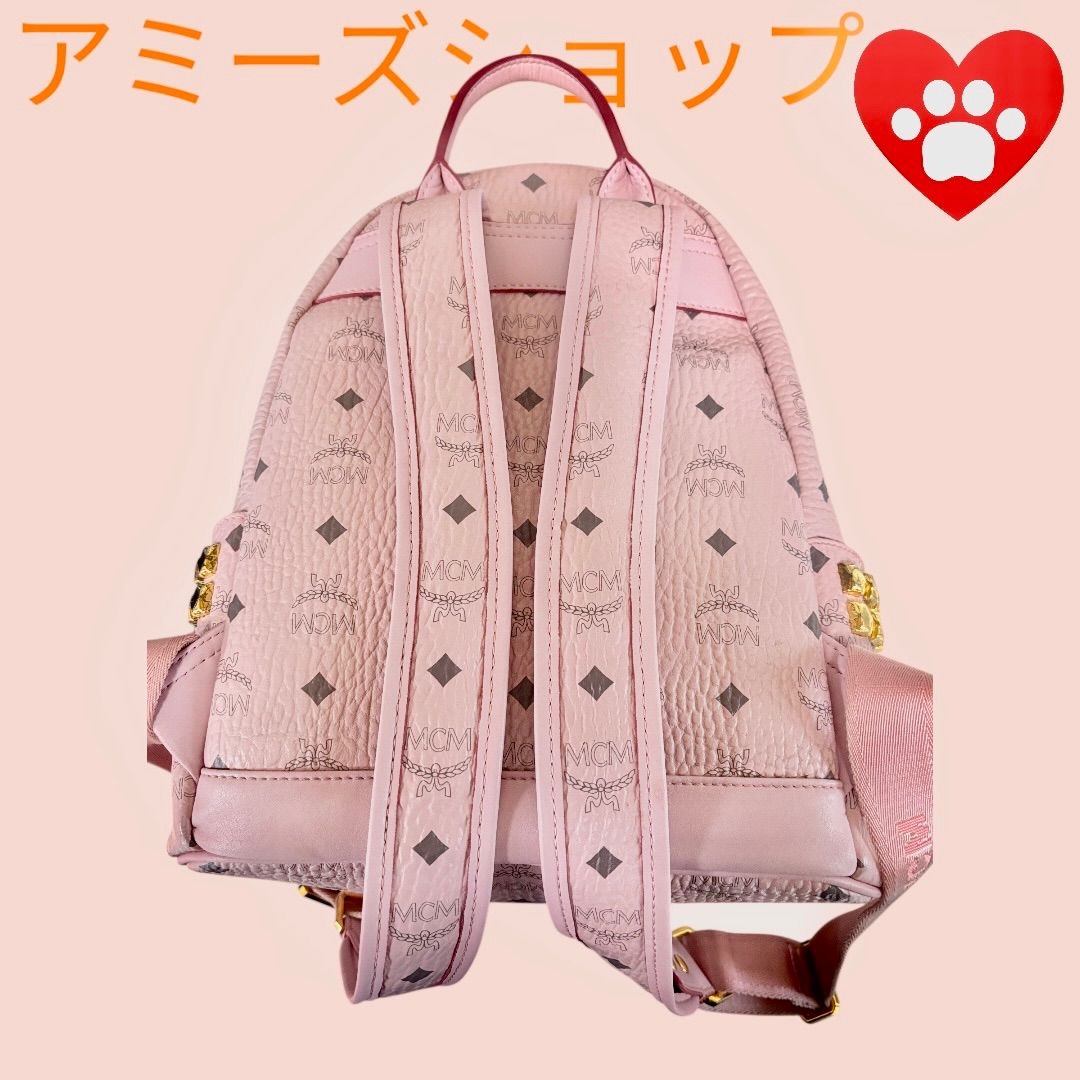 最終価格 正規輸入品 MCMリュック パウダーピンク ヴィセトス Sサイズ MCM ヴィセトス柄パウダーピンクリュック正規品Sサイズ - メルカリ