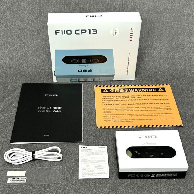 アウトレット品 FIIO カセットテープ プレーヤー CP13 Black - White