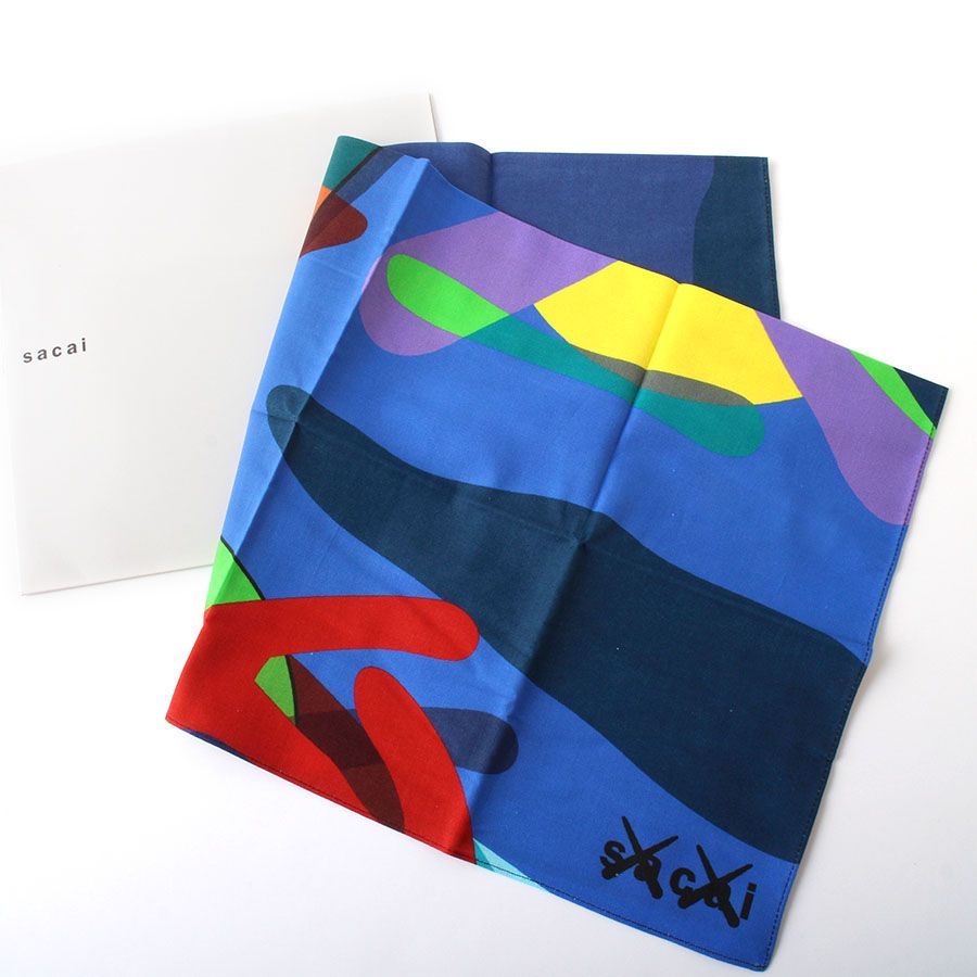 sacai サカイ バンダナ・スカーフ - 0357925E0013 sacai - Sacai(サカイ) スカーフ美品 - 20-05384の通販 by