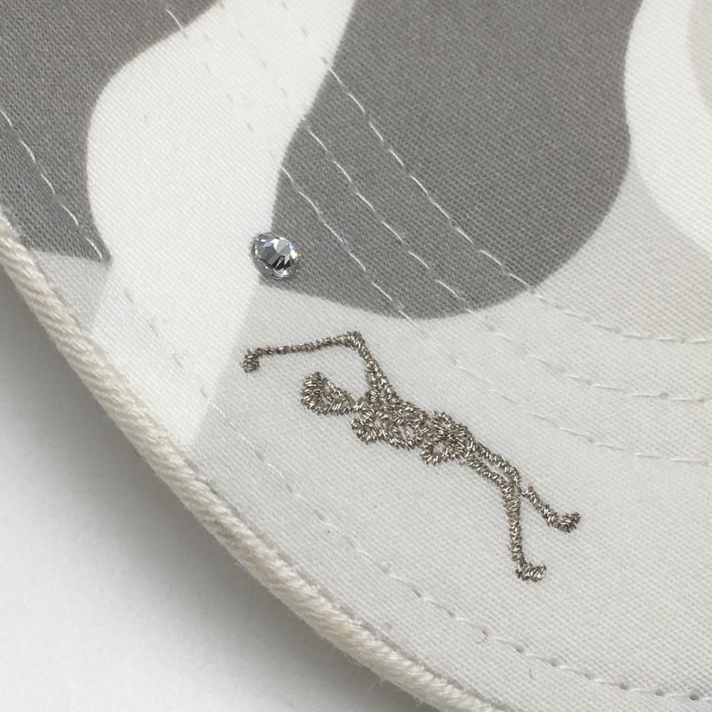 サンバイザー マークアンドロナ MARK&LONA 迷彩 刺繍入り MARK