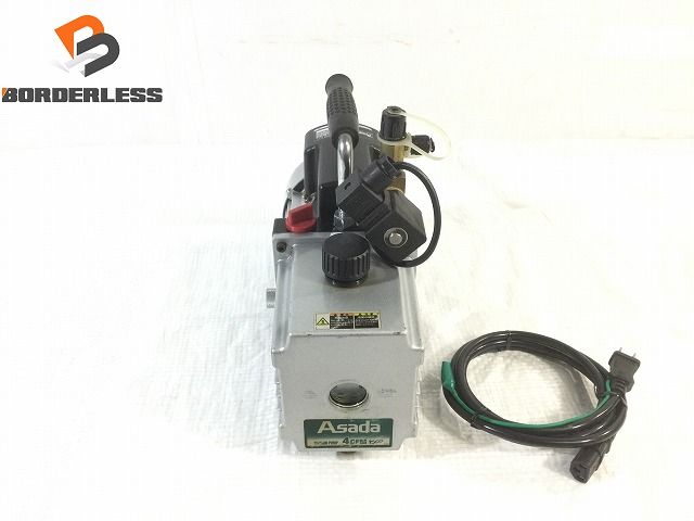 比較的綺麗Asada アサダ 真空ポンプ 4CFM eco バキュームポンプ VACUUM PUMP 89625