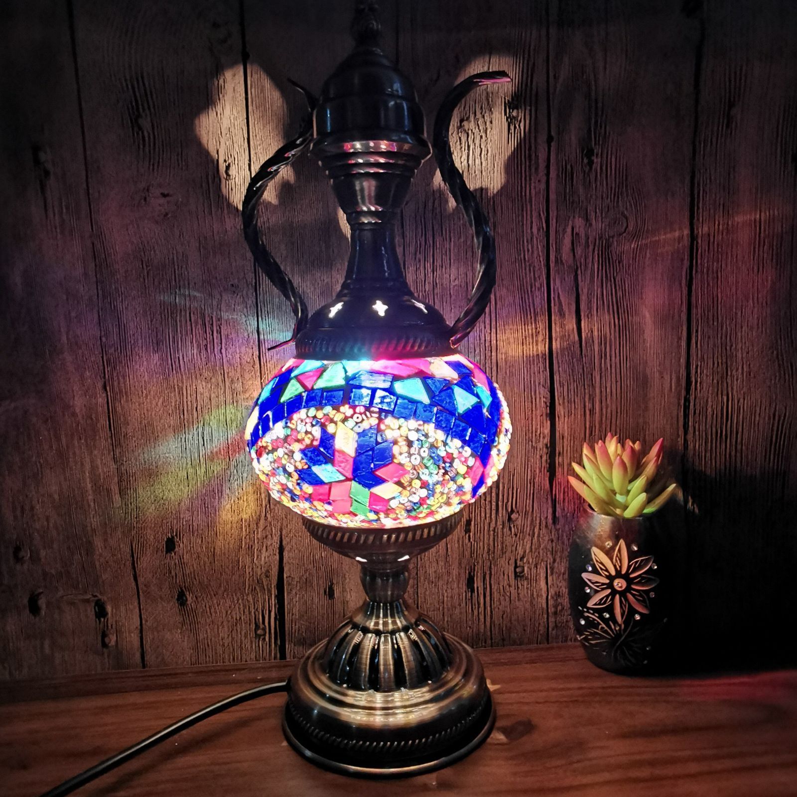 ステンドグラス テーブルランプ テーブルライト スタンドランプ