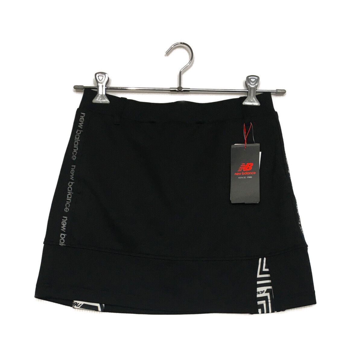 レディース ニューバランスゴルフ New Balance golf スカート 1 M 黒 ブラック ウエストゴム サイドロゴ
