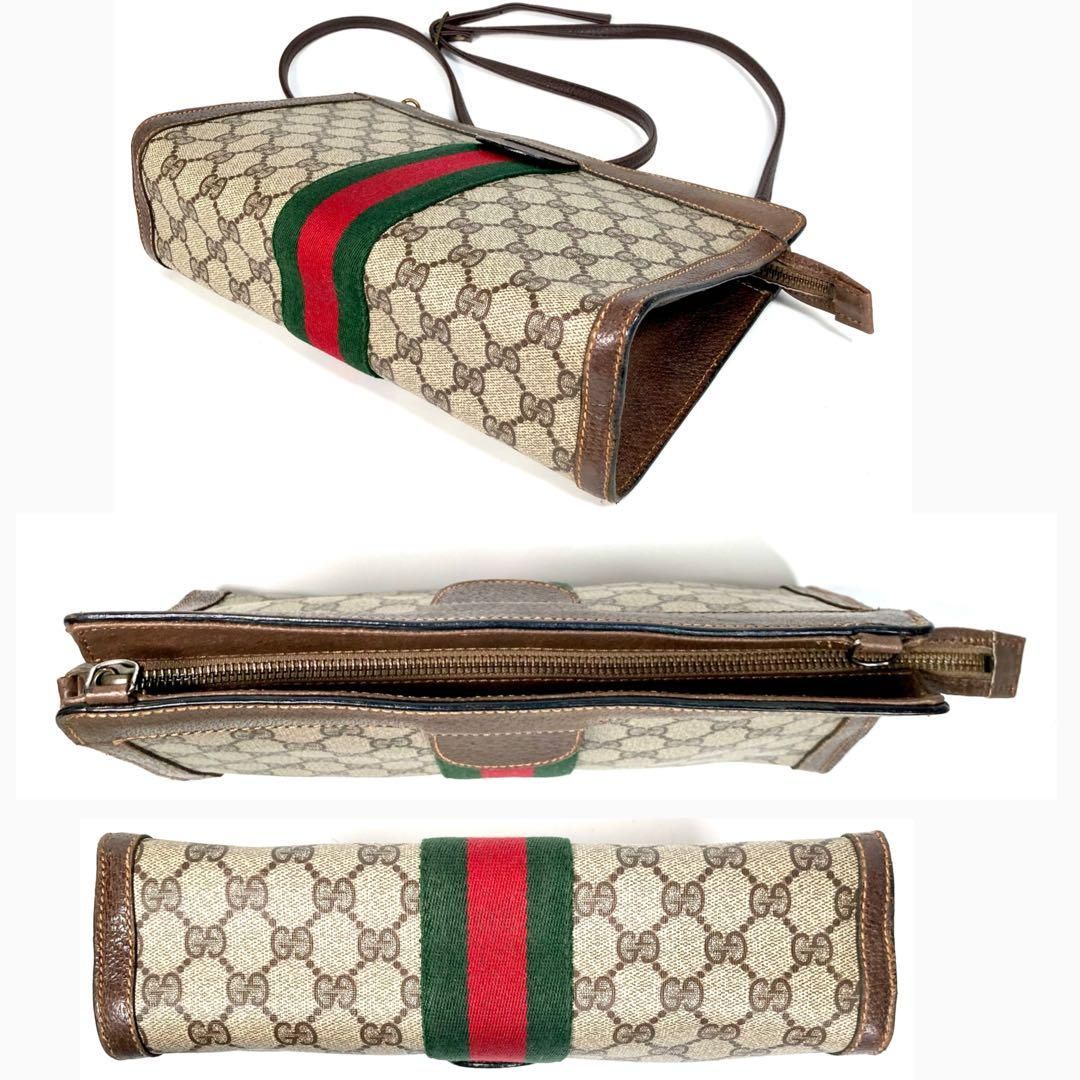 極美品GUCCI グッチ ビジネスバッグ GGスプリーム シェリーライン2way