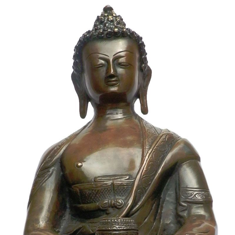 アジアン雑貨 ネパール仏像 釈迦牟尼仏陀尊像54 - 彫刻、オブジェ