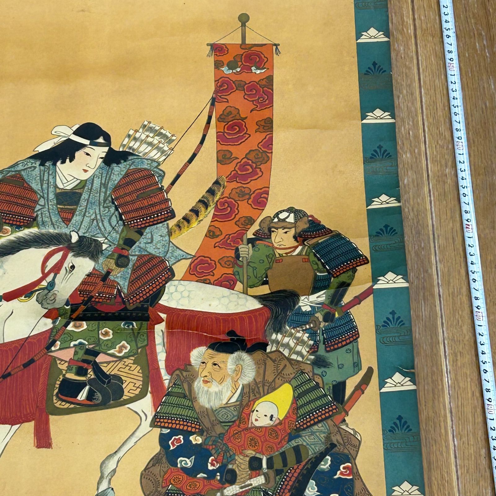掛軸 ひな祭り・端午の節句 神武 神功皇后 武内宿禰 応神天皇 季節掛け 日本画 掛軸 ひな祭り・端午の節句 神武 神功皇后 武内宿禰 応神天皇