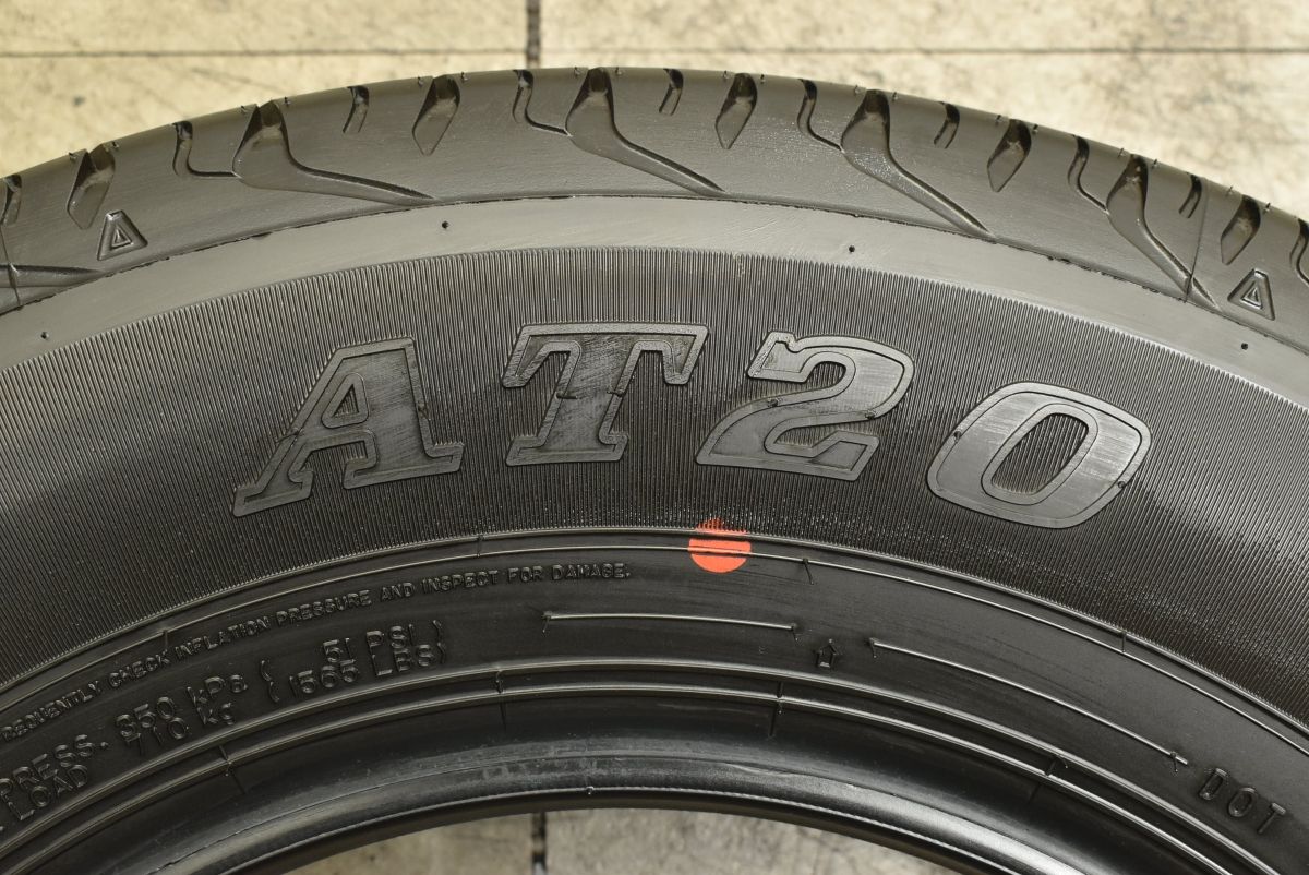 製 新車外し バリ溝 ダンロップ グラントレック AT20 195 80R15 4本 ジムニーシエラ ジムニーノマド 納車外し JIMNY FFCRYSTALESIA_COM