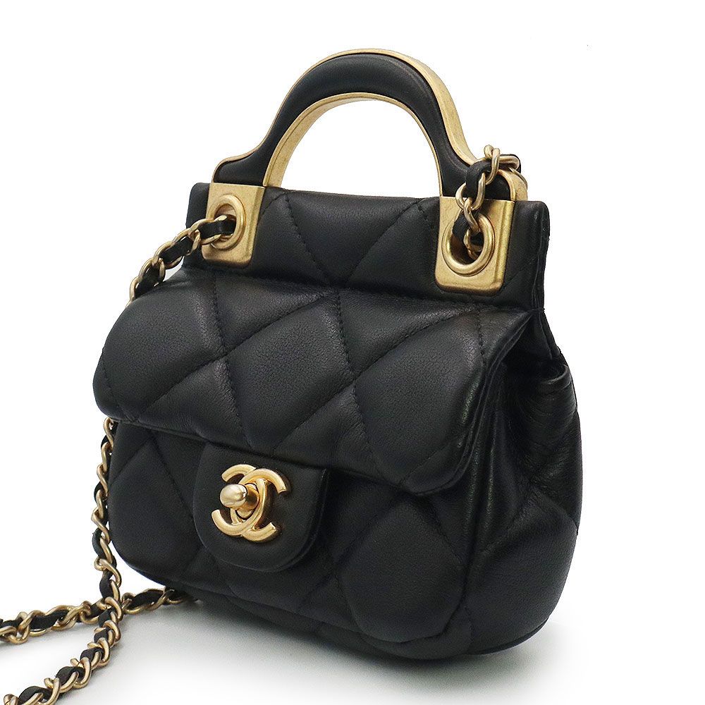 【シャネル】チェーンクラッチ マトラッセ シック＆エレガント CHANEL】シャネル『マトラッセ クラシック チェーンクラッチ