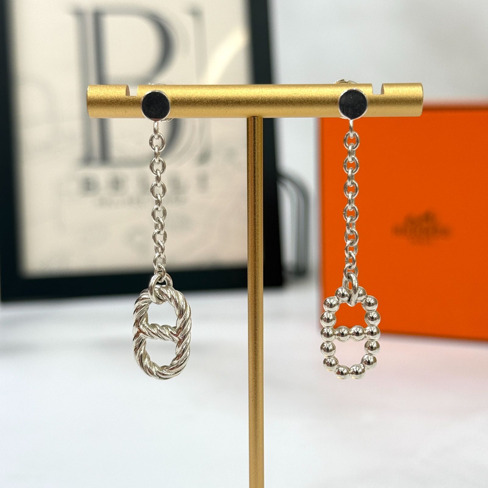 鑑定済み 】エルメス 《 シェーヌダンクル パラード 》 シルバー Ag925